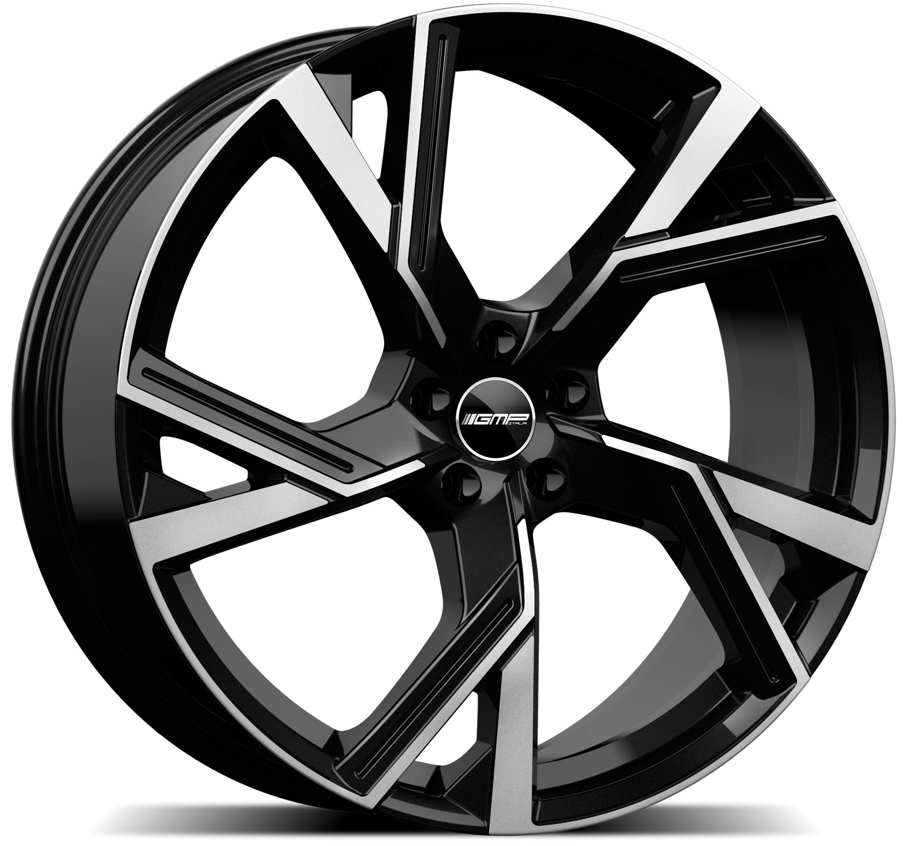 GMP WHEELS ANGEL ZWART GEPOLIJST 8002000037927